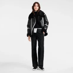 Blouson Aus Glänzendem Leder