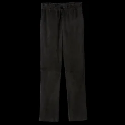Gerade Hose Aus Leder