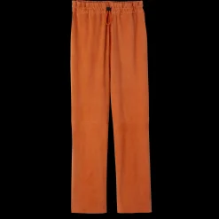 Gerade Hose Aus Leder