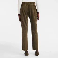 Gerade Hose Aus Leder