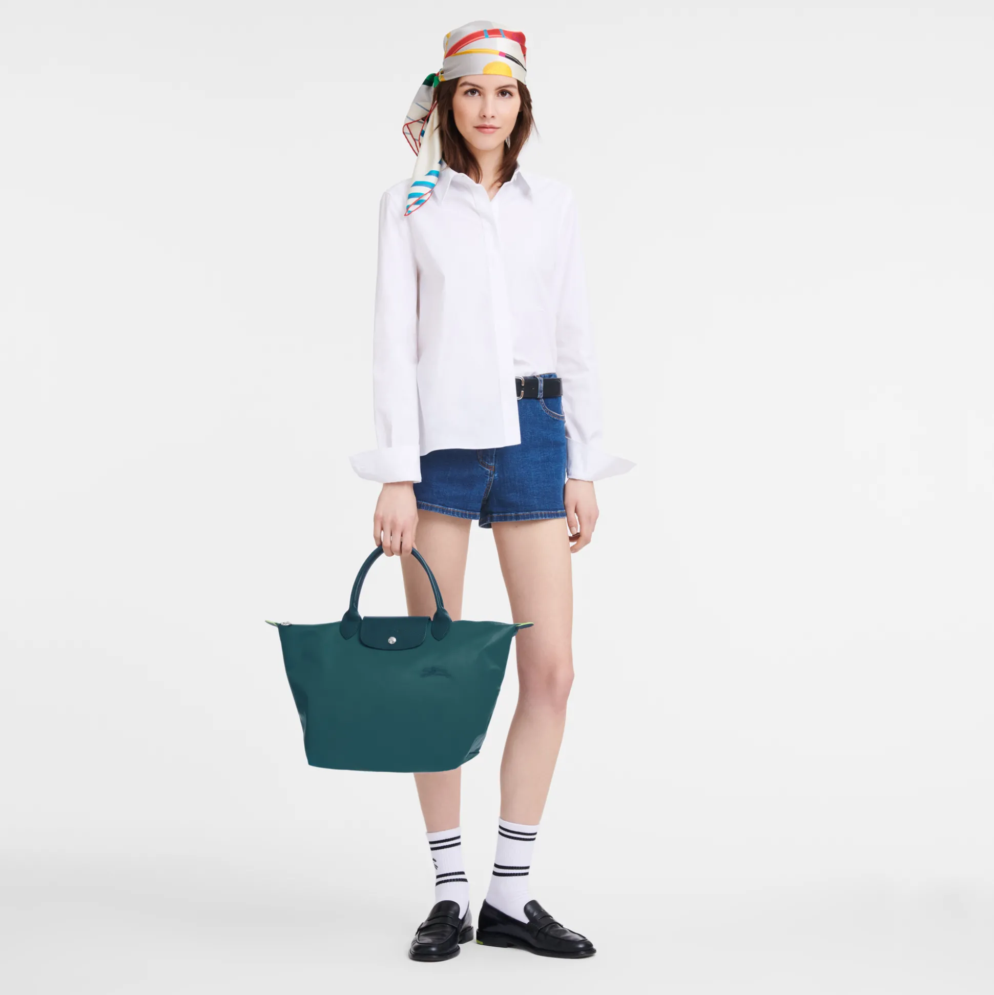 Handtasche M Le Pliage Green