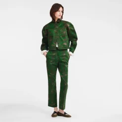 Kurze Jacke Mit Steppnähten