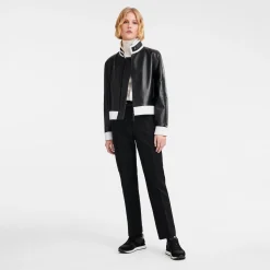 Kurzer Blouson Aus Leder