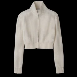 Kurzer Cardigan Mit Reißverschlusskragen
