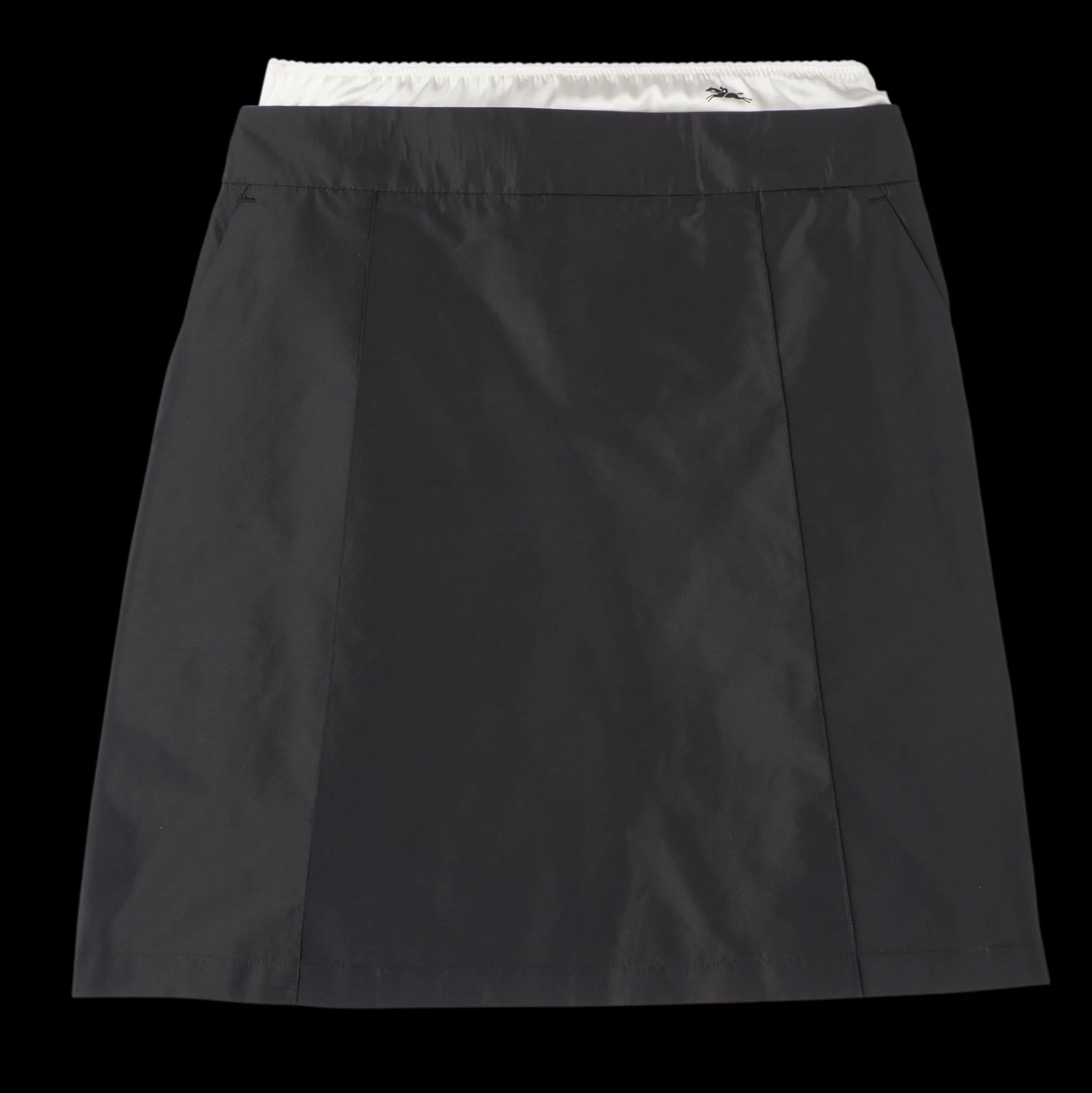 Kurzer Rock Mit Gürtel-Patch