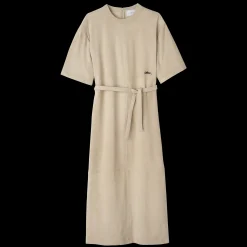 Langes Kleid Aus Leder