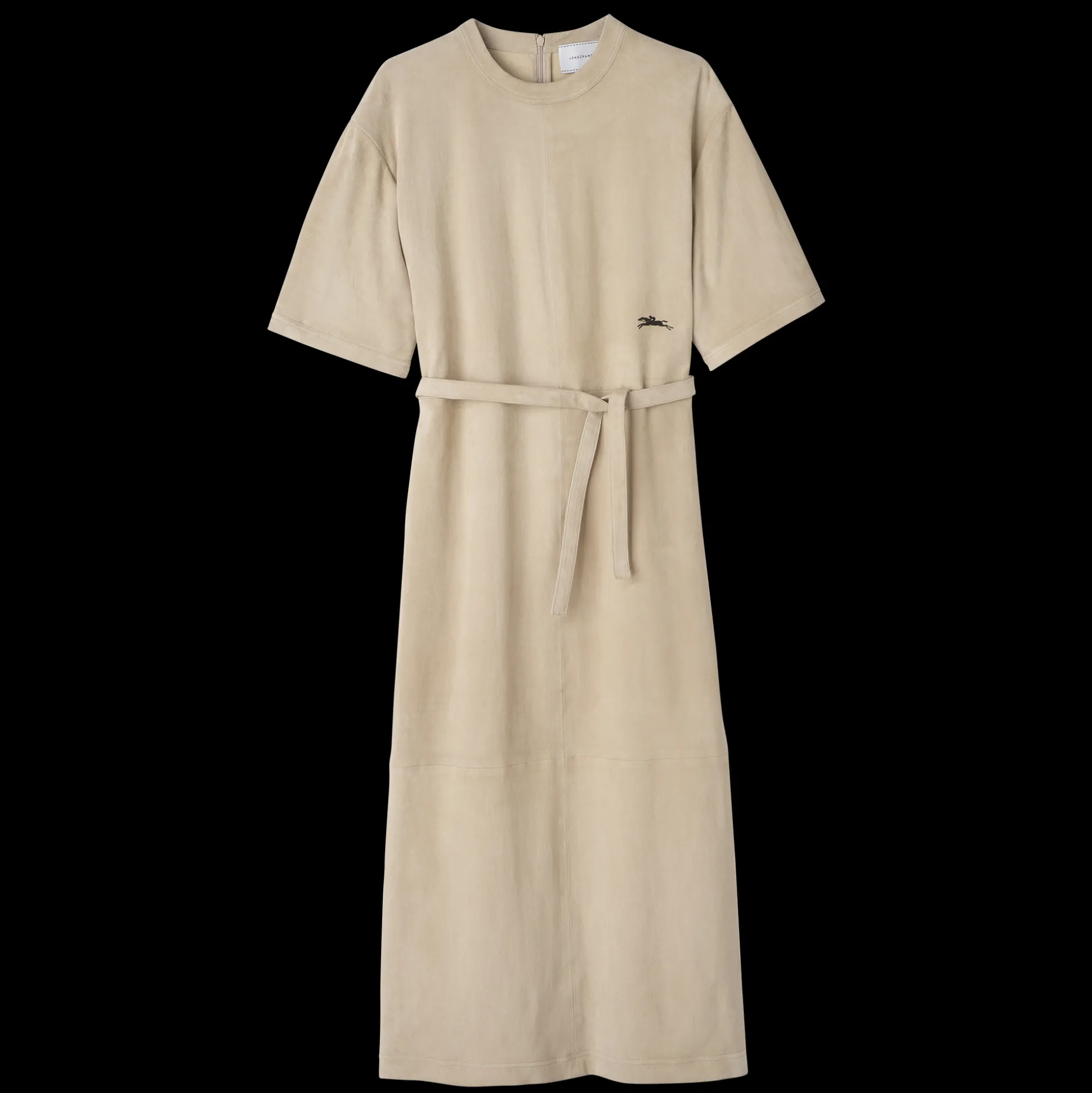 Langes Kleid Aus Leder