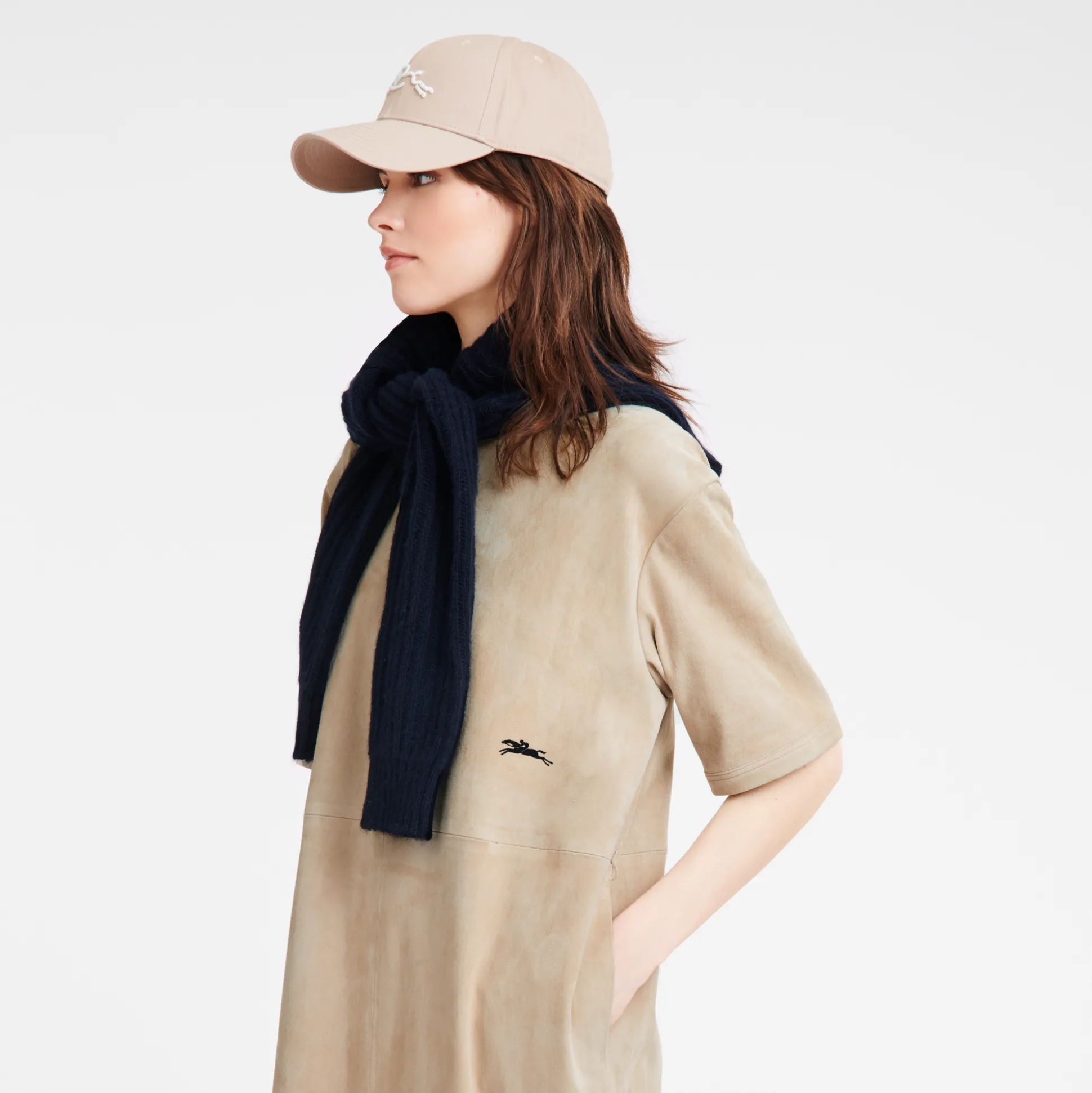 Langes Kleid Aus Leder