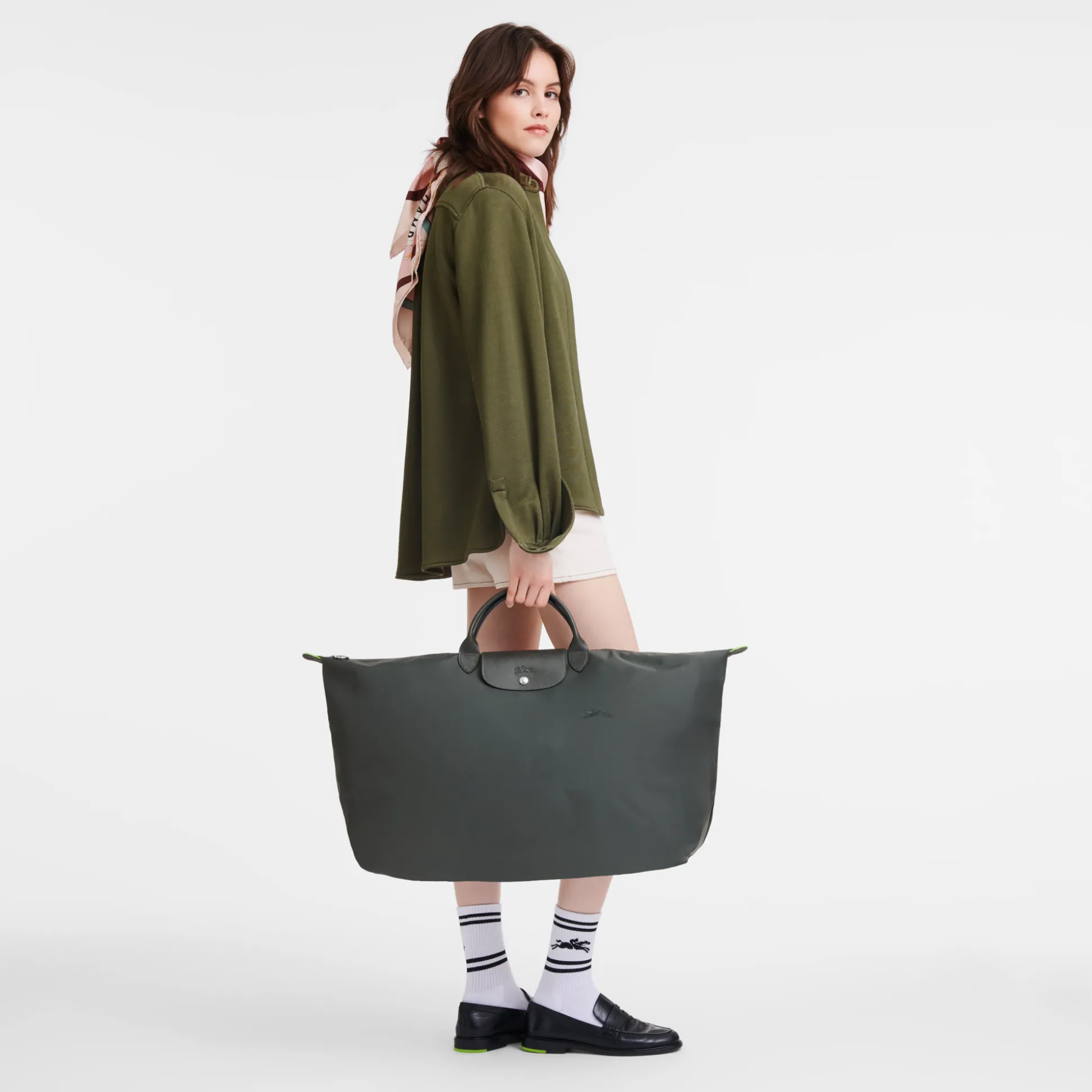 Reisetasche M Le Pliage Green