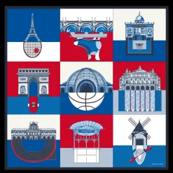 Seidenschal 90 Energic City