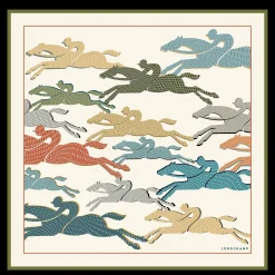 Seidenschal 70 Longchamp Run