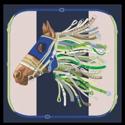 Seidenschal 90 Tête De Cheval