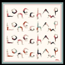 Seidenschal 50 Yoga